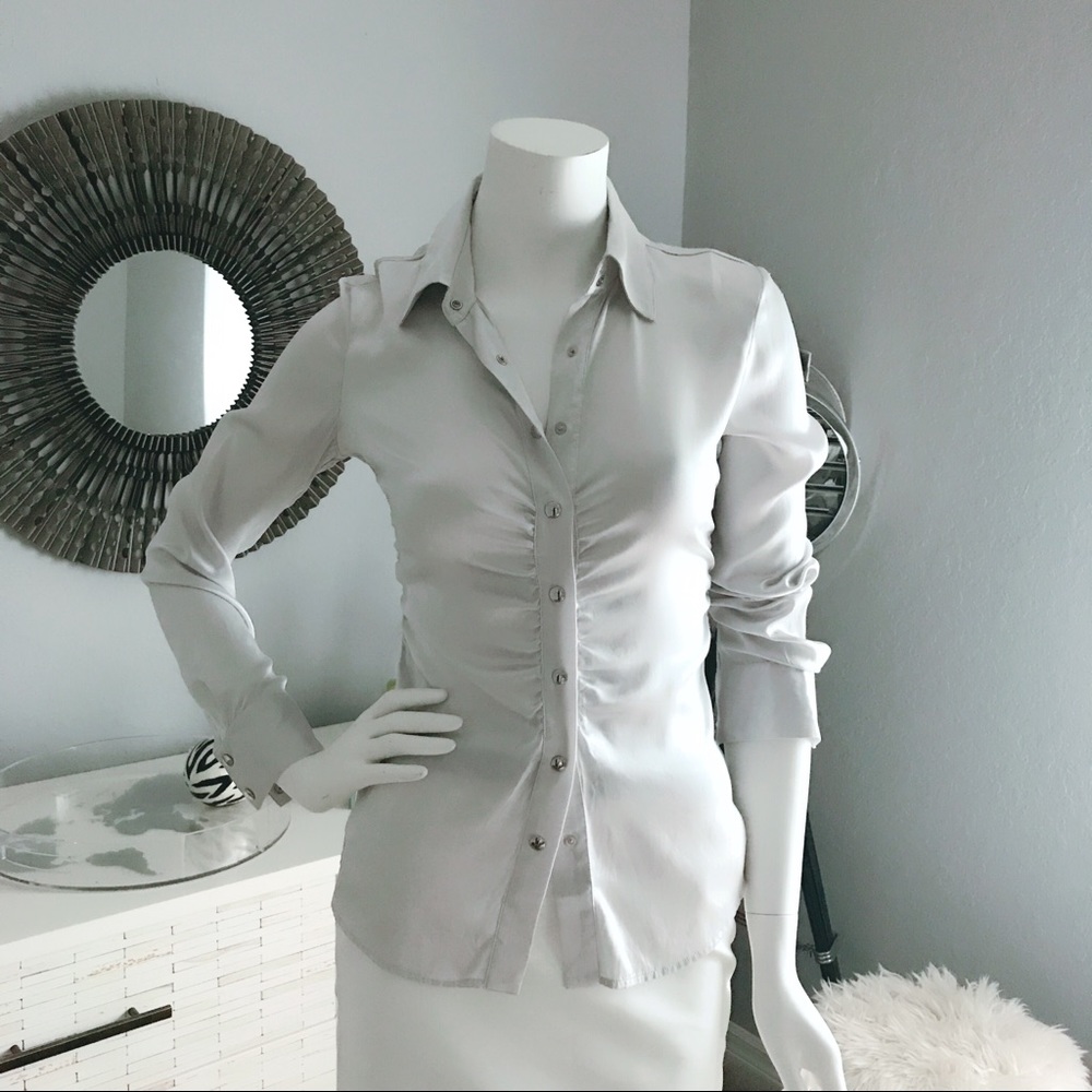Silver shirt